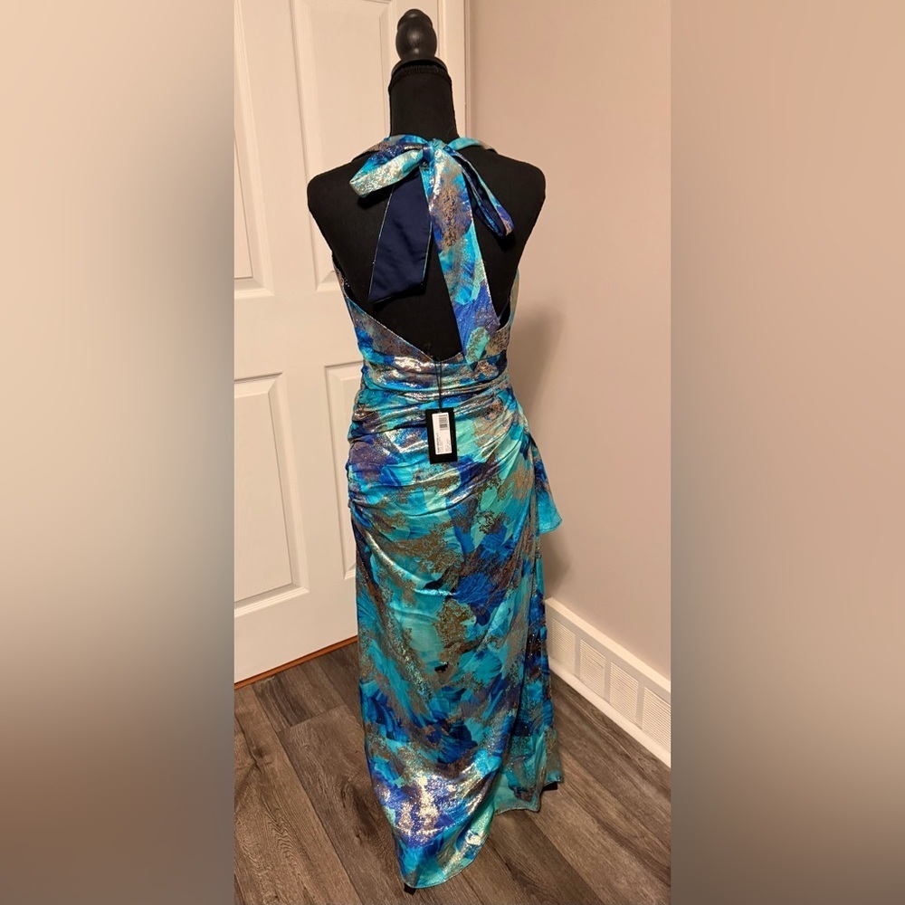 Ramy Brook romantic Blue and metallic silver Dress “Hughes dress” - Picture 4 of 9